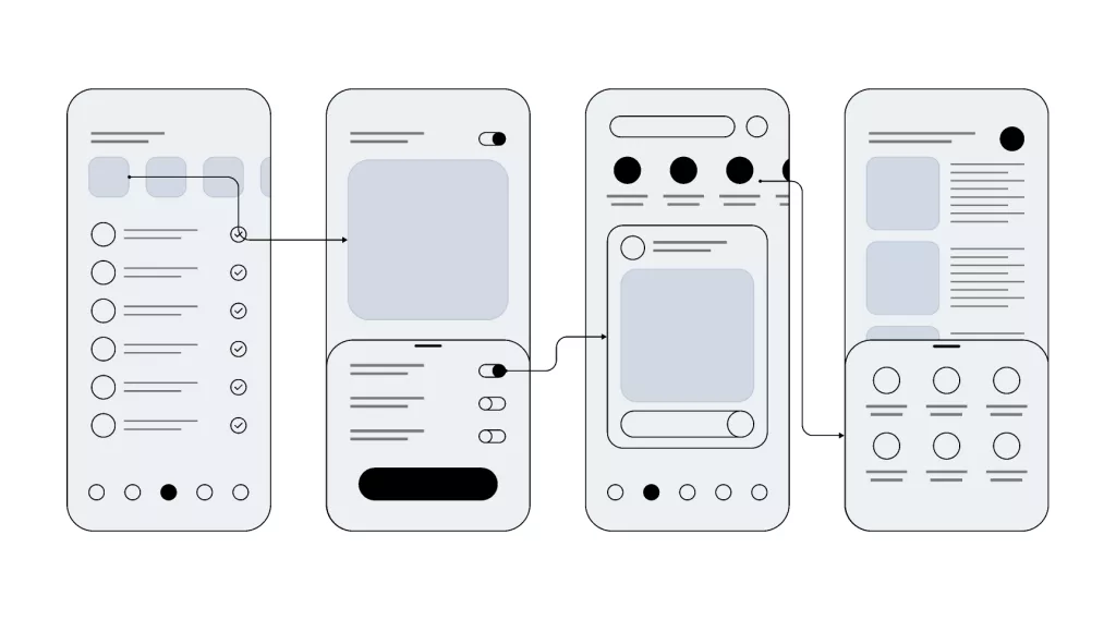 طراحی UI بر اساس وایرفریم